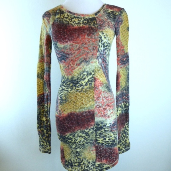 FUZZI Jean Paul Gaultier DRESS ANIMAL mesh Tunic - Picture 1 of 7